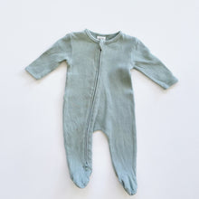 Load image into Gallery viewer, Nature Baby Organic Waffle Onesie Mint (0-3m)
