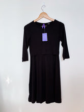 Load image into Gallery viewer, Seraphine Maternity &amp; Nursing Dress Black NEW (S)
