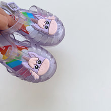 Load image into Gallery viewer, Mini Melissa Scented Unicorn/Rainbow Sandals (EU22)
