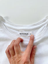 Load image into Gallery viewer, With Milk Organic Cotton Nursing T-Shirt White (M)

