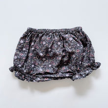 Load image into Gallery viewer, Jamie Kay Organic Dark Floral Fine Cord Bloomers (2y)
