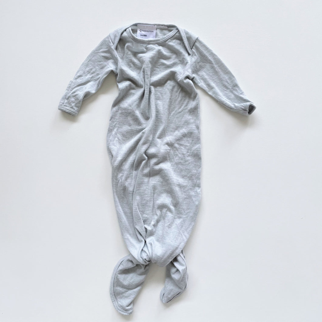The Sleep Store Fine Merino Sleeping Gown Grey (0-3m)