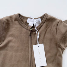Load image into Gallery viewer, Jamie Kay Pima Cotton Frankie Zip Onepiece (6-12m)
