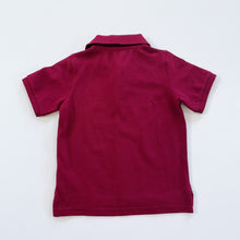 Load image into Gallery viewer, GAP Classic Polo Shirt Maroon NWOT (4y)
