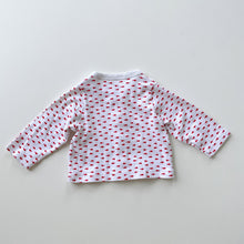 Load image into Gallery viewer, Petit Bateau Red Fish Top/Cardigan (0-3m)
