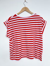 Load image into Gallery viewer, Zest Organic Cotton T-Shirt Red Stripes (M)
