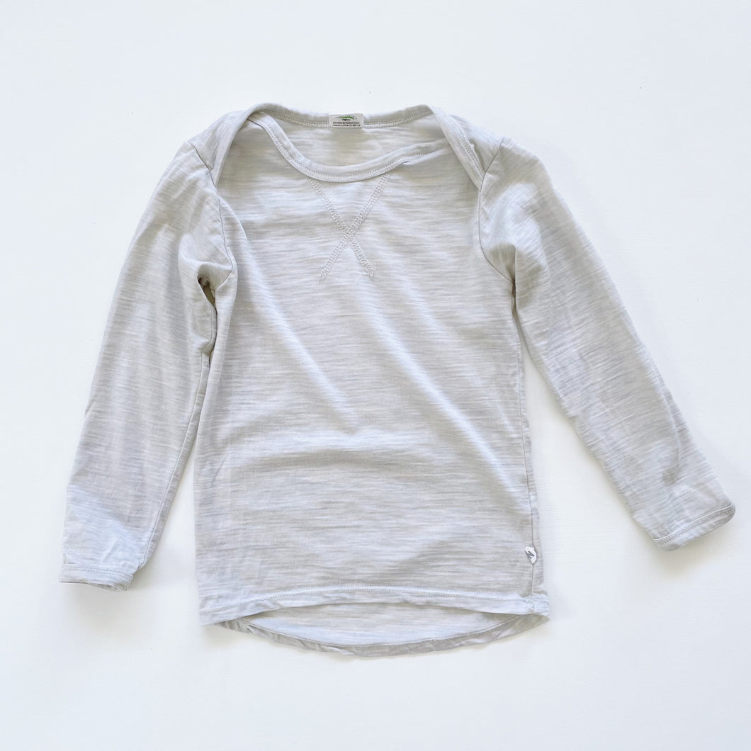 Nature Baby Merino L/S Top Grey (3y)
