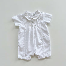 Load image into Gallery viewer, Bébé by Minihaha White Romper (3-6m)
