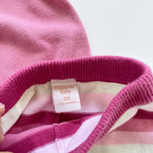 Load image into Gallery viewer, Vintage OshKosh Cotton Knit Set Pink/Stripes (3-6m)
