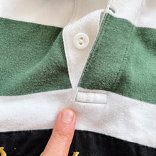 Load image into Gallery viewer, Polo Ralph Lauren Black Hooded L/S Top Green Stripes (3y)
