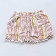 Load image into Gallery viewer, Eve&#39;s Sister Skirt Yellow/ Pink Stripes (4y)
