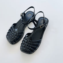 Load image into Gallery viewer, Mini Melissa Sandals Black (US1/EU32/ UK 13.5)
