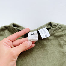 Load image into Gallery viewer, Buck &amp; Baa Organic L/S Bodysuit Green (3-6m)

