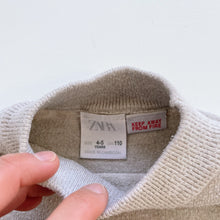 Load image into Gallery viewer, Zara Turtleneck L/S Top Oatmeal (4y)
