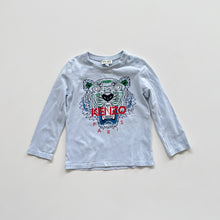 Load image into Gallery viewer, Kenzo Long Sleeve T-Shirt Light Blue/Kenzo Paris (3y)
