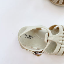 Load image into Gallery viewer, Classical Child Jelly Sandals Linen (EU24)
