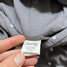 Load image into Gallery viewer, Nature Baby Merino Hooded Top Grey Dots (1y)
