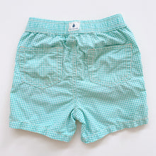 Load image into Gallery viewer, Country Road Gingham Turquoise Shorts + Top Set (12-18m)
