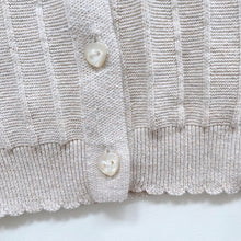 Load image into Gallery viewer, Jamie Kay Vertical Stripe Knit Cardigan Oatmeal Marle (3y)
