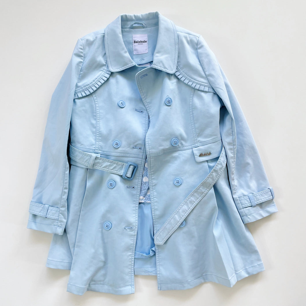 Balabala Powder Blue Trench Coat (7y)