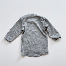 Load image into Gallery viewer, Nature Baby Merino L/S Top Grey *small flaw (3-6m)
