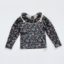 Load image into Gallery viewer, Floral Collared Long Sleeve Top (5y)
