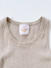 Load image into Gallery viewer, Lullaby Club Linen Blend Rib Tank Sand (XS)
