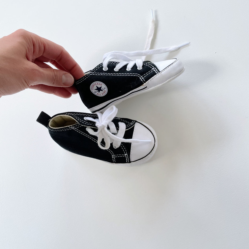 Converse Soft Soles Black  (US4/ UK 4/EU20)