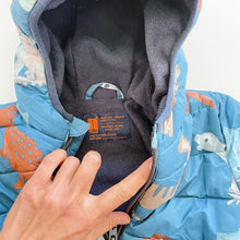 Load image into Gallery viewer, Next Winter Jacket Dinos (9-12m)
