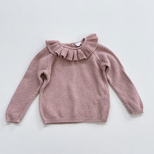 Load image into Gallery viewer, Jamie Kay Maddison Jumper Mauve Shadow w Collar (2y)
