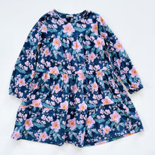 Load image into Gallery viewer, Milky Tiered Floral L/S Dress (6y)
