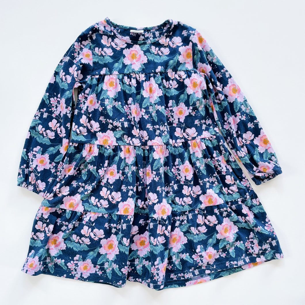 Milky Tiered Floral L/S Dress (6y)