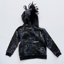 Load image into Gallery viewer, Loud Apparel Organic Tassel Hood Black Wash NEW 3y)
