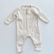 Load image into Gallery viewer, Grown Organic Cotton Knit All-In-One Beige (1y)
