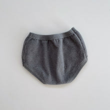Load image into Gallery viewer, Quincy Mae Organic Cotton Knit Bloomer Grey (0-3m)
