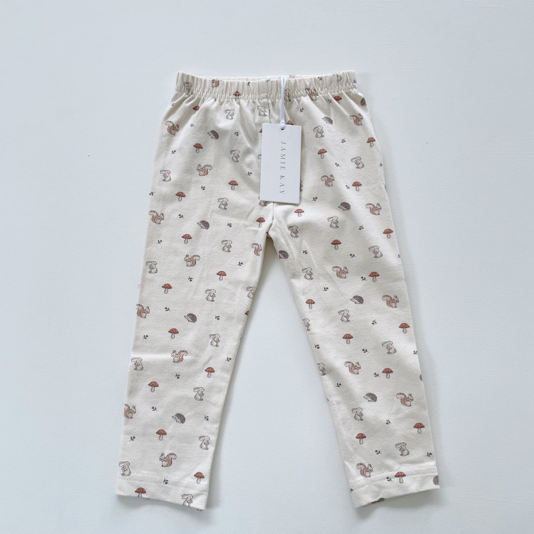 Jamie Kay Organic Everyday Pants - Woodland Friends (6-12m)