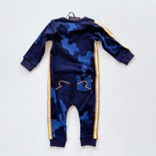 Load image into Gallery viewer, Rock Your Baby Peace Brother All-In-One Blue NEW (12-18m)
