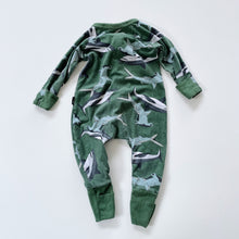 Load image into Gallery viewer, Bonds Wondersuit Green Sharks (3-6m)
