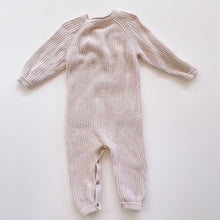 Load image into Gallery viewer, Little Love Luca Knit All-In-One Beige (12-18m)

