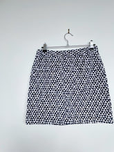 Load image into Gallery viewer, Gorman Mini Skirt Geometric Pattern Navy/White (8)
