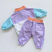 Load image into Gallery viewer, Seed 100% Cotton Track Pants + Jersey Set Colour Block (1y)

