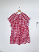 Load image into Gallery viewer, ASOS Red Gingham Frill 100% Cotton Dress (UK20/US16/EU48)
