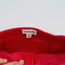 Load image into Gallery viewer, Country Road Red Cord Skirt (6y)

