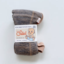 Load image into Gallery viewer, Silly Silas Footless Tights Blue/Grey Speckled NEW (3-4y)
