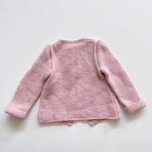 Load image into Gallery viewer, Handmade Wool Cardigan Pink (2y)
