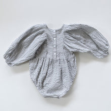 Load image into Gallery viewer, Koogeberry Made in NZ Green Gingham Romper (2-3y)
