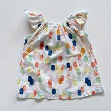Load image into Gallery viewer, Handmade in NZ Colourful Ruffle Top (3y)
