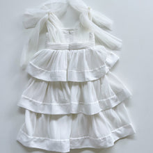 Load image into Gallery viewer, Nicholas &amp; Bears Beautiful White Tiered Dress (3y)
