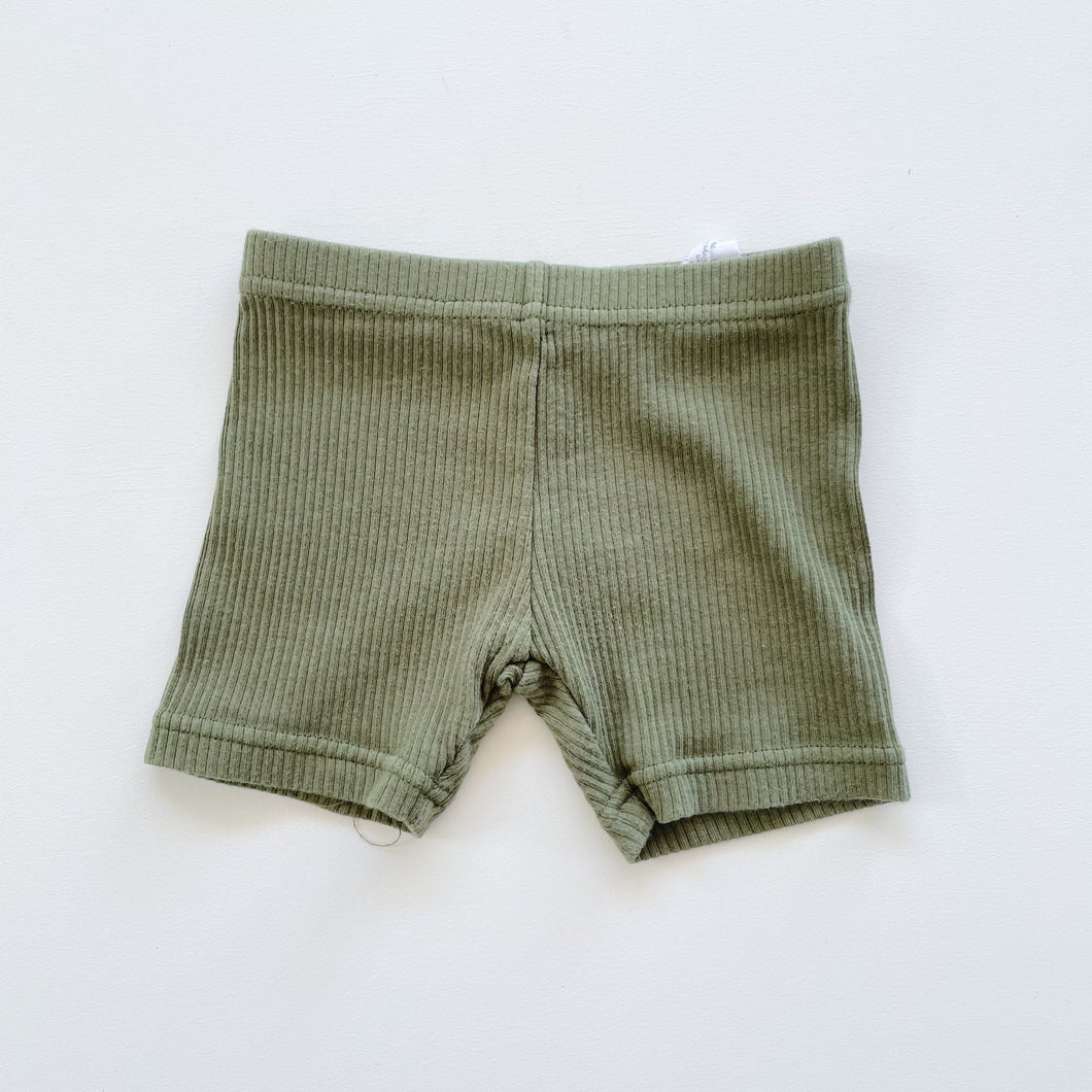 Jamie Kay Organic Rib Shorts Sicilian Olive (1y)