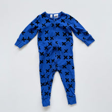 Load image into Gallery viewer, Dymples All-In-One Blue Crosses (12-18m)
